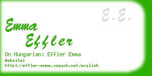 emma effler business card